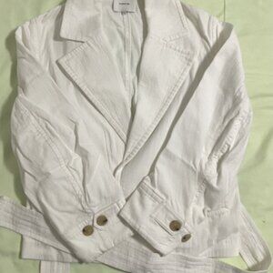 Vince light cotton jacket, short trench style